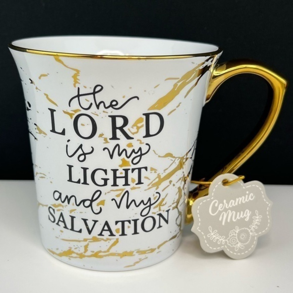 Strawberry Street - 3/$48 - ‘My Light & Salvation’ ceramic mug. NWT Firm!
